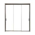 Two Track Narrow Aluminum Frame Sliding Glass Doors